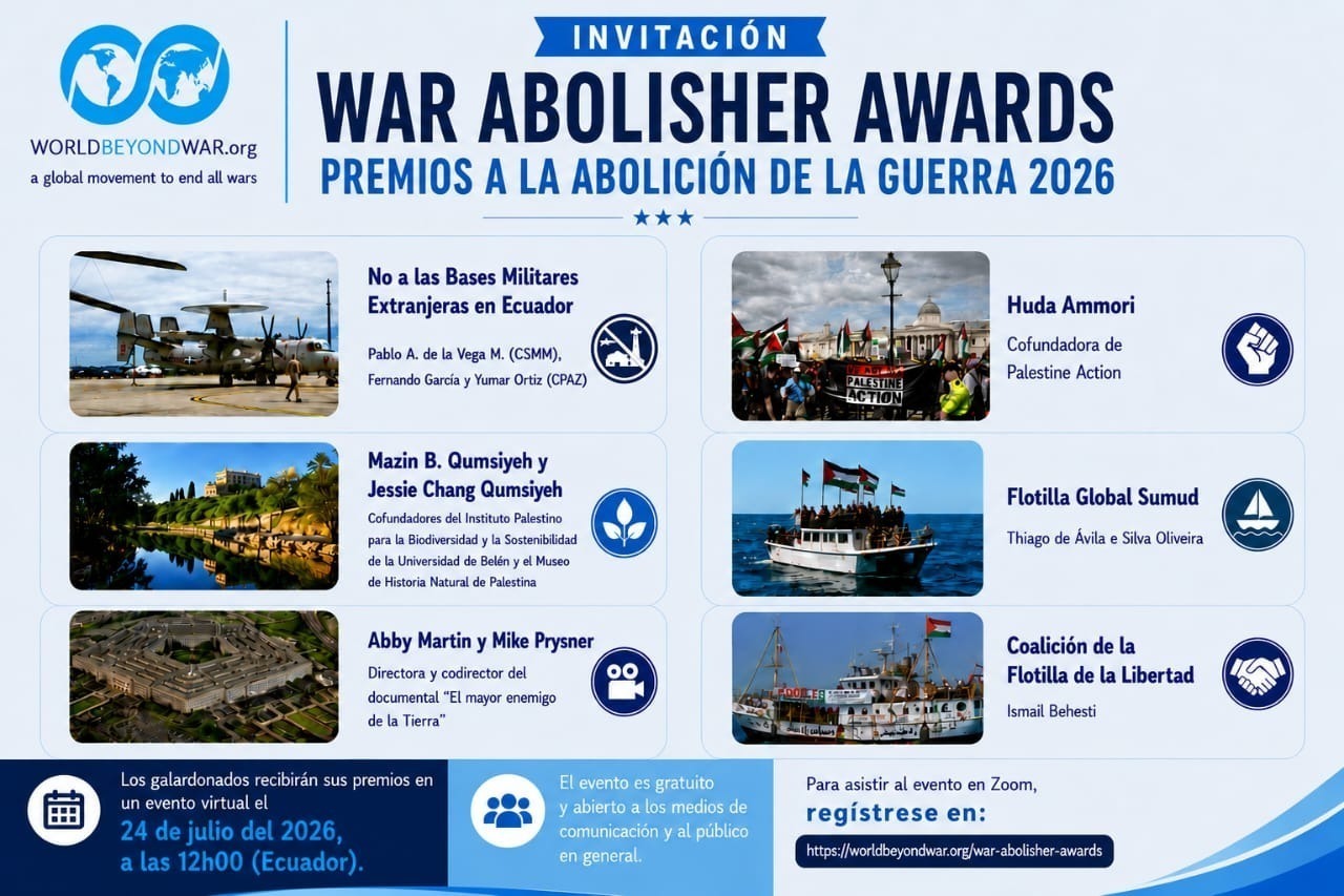 organización global World BEYOND War (WBW)