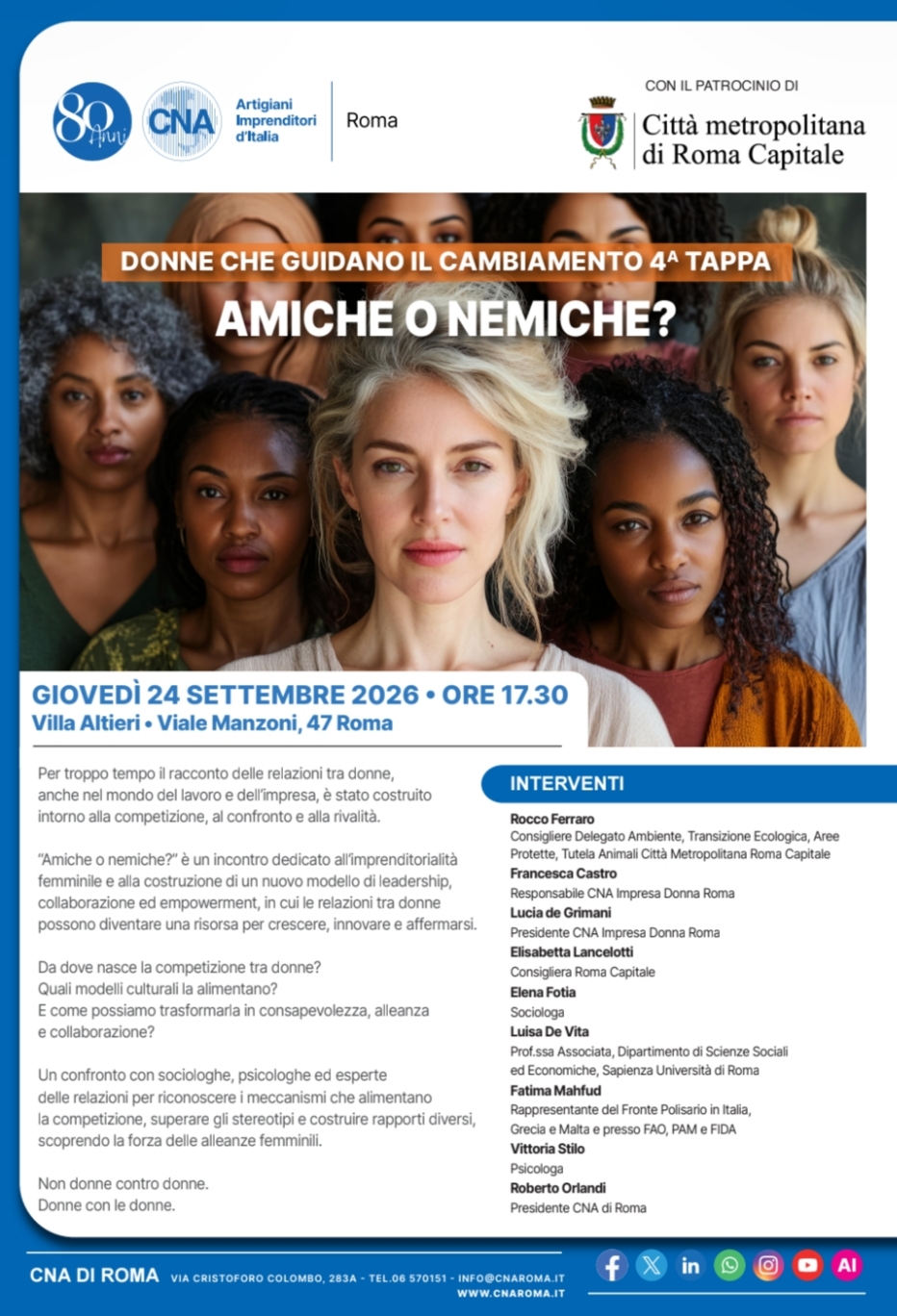 Liderazgo femenino, Italia