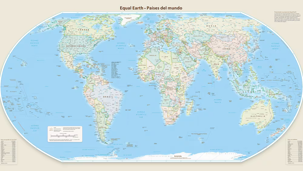 La ONU adopta un nuevo mapa del mundo más fiel a las dimensiones reales de África La ONU adopta un nuevo mapa del mundo más fiel a las dimensiones reales de África