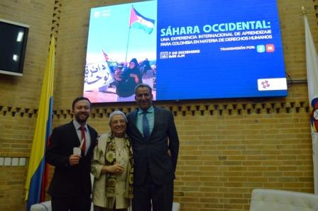 Leonar Botero, directivo de la Asociación Colombiana de Amistad con el Pueblo Saharaui (ACOLPS),