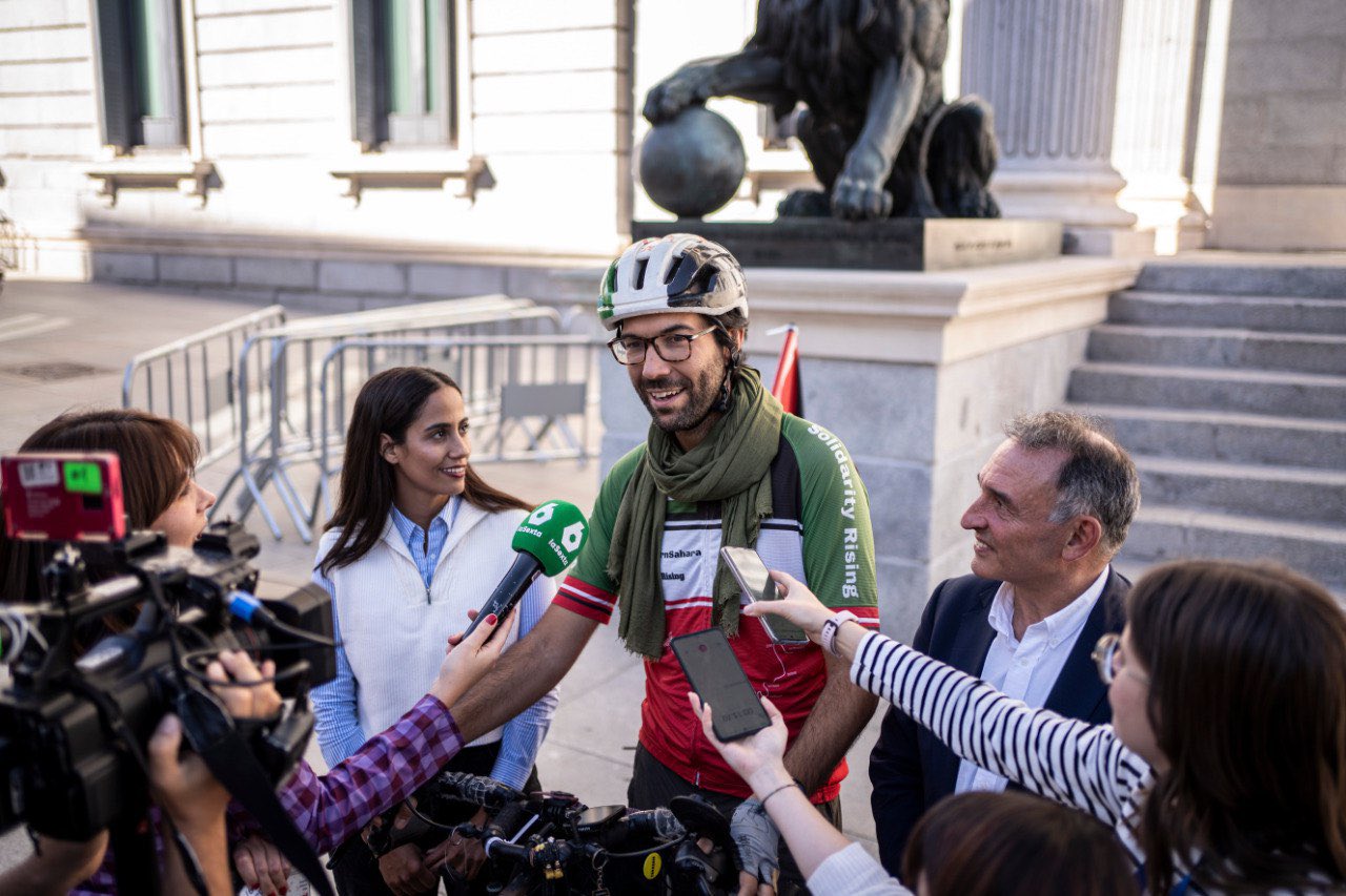 Recepción de Benjamin Ladraa en el Congreso de los Diputados de España