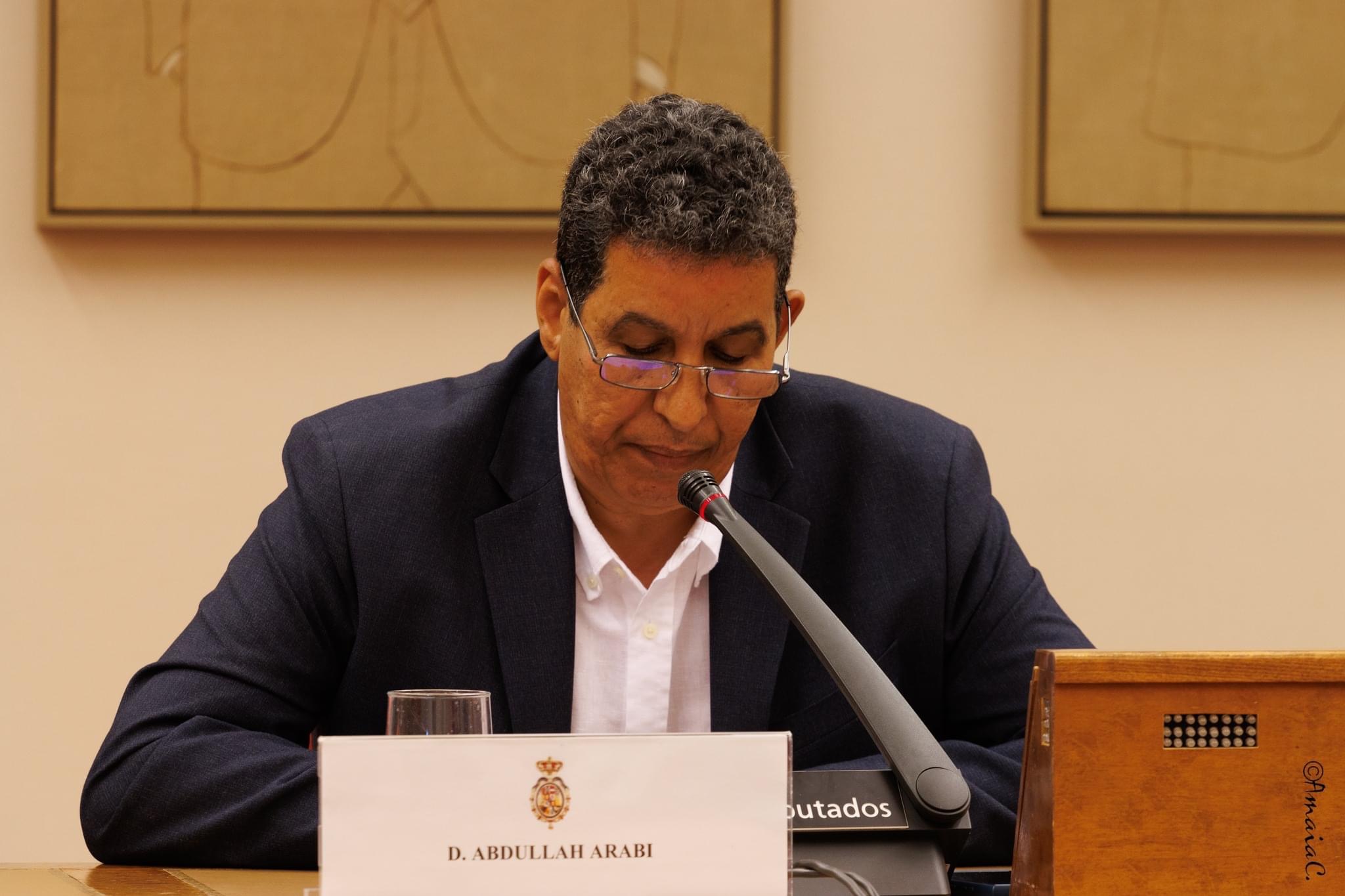 Abdulah Arabi, delegado del frente POLISARIO en España