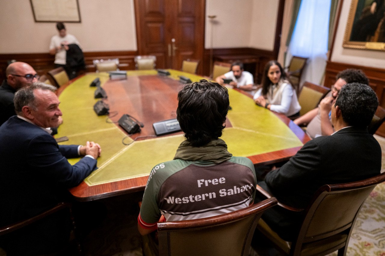 Recepción de Benjamin Ladraa en el Congreso de los Diputados de España