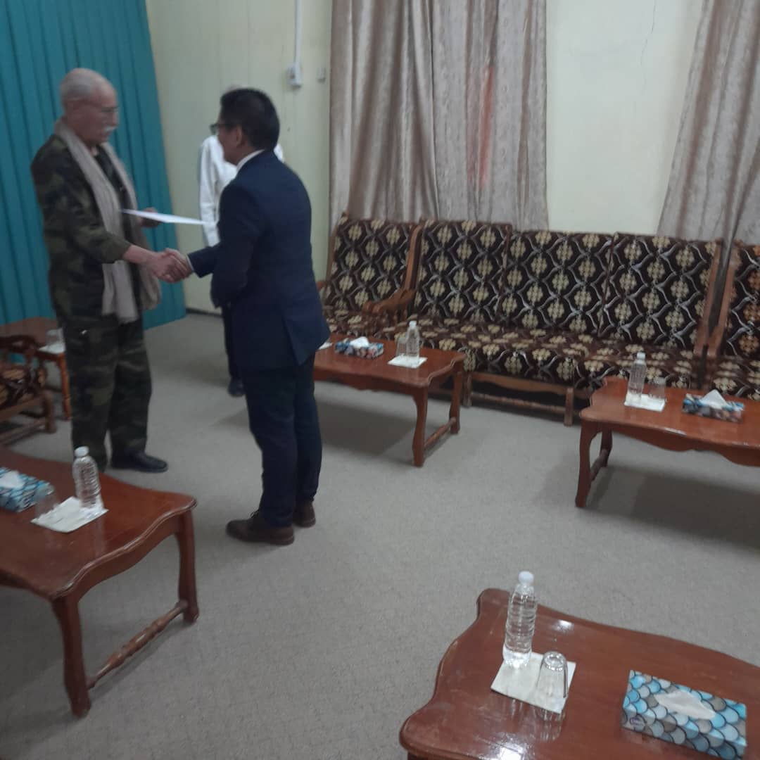 Acto de entrega de Cartas credenciales DE Carlos Eduardo Díaz Moreira