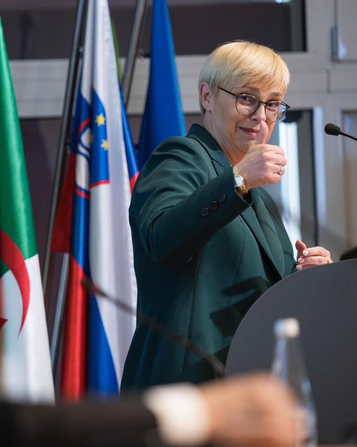 Presidenta eslovena Nataša Pirc Musar