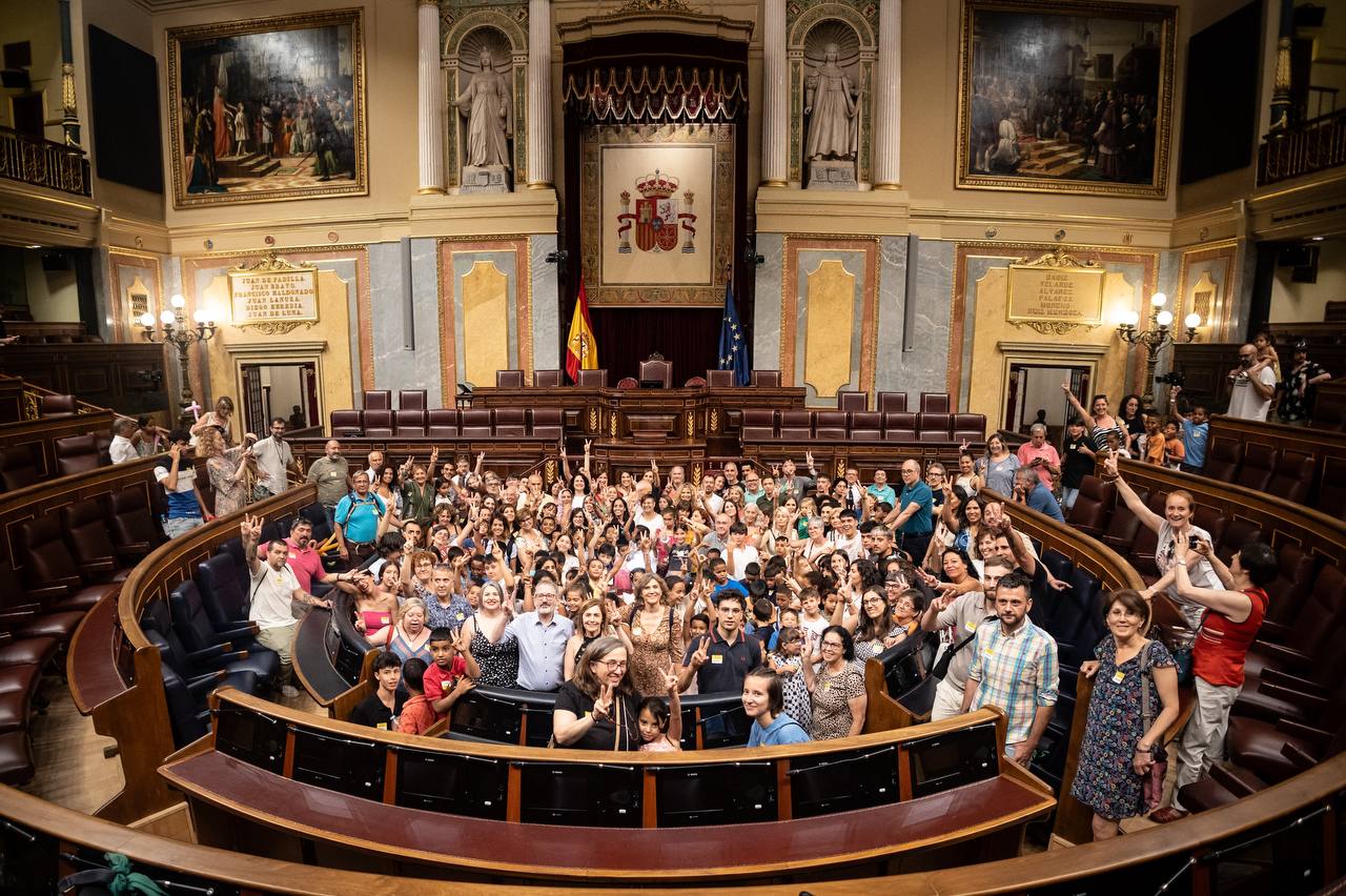 Saharauis en el Congreso de los Diputados