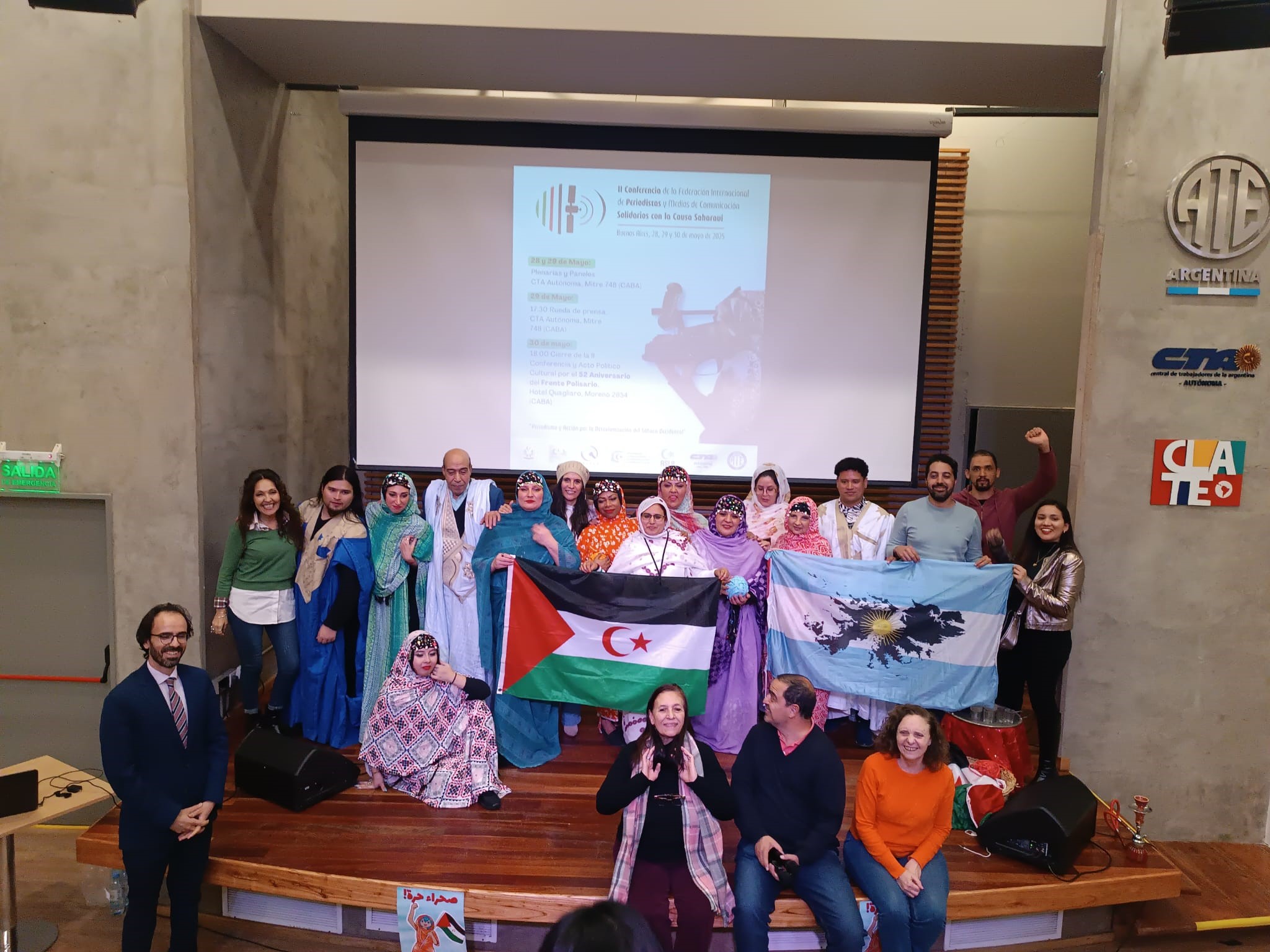 la II Conferencia Internacional de Periodistas Solidarios con la Causa Saharaui