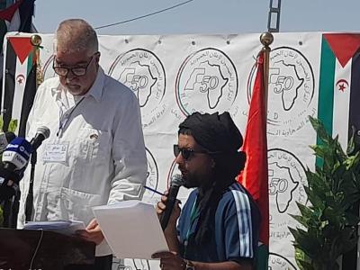 El Viceministro de Relaciones Exteriores para África de la República Bolivariana de Venezuela, Yuri Pimentel 