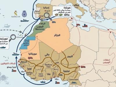 Map Moroccan Hashish