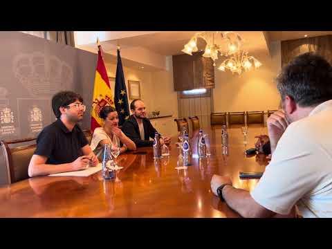 Preview image for the video "Ministra de Juventud e Infancia de España expresa su apoyo al programa Vacaciones en Paz.".