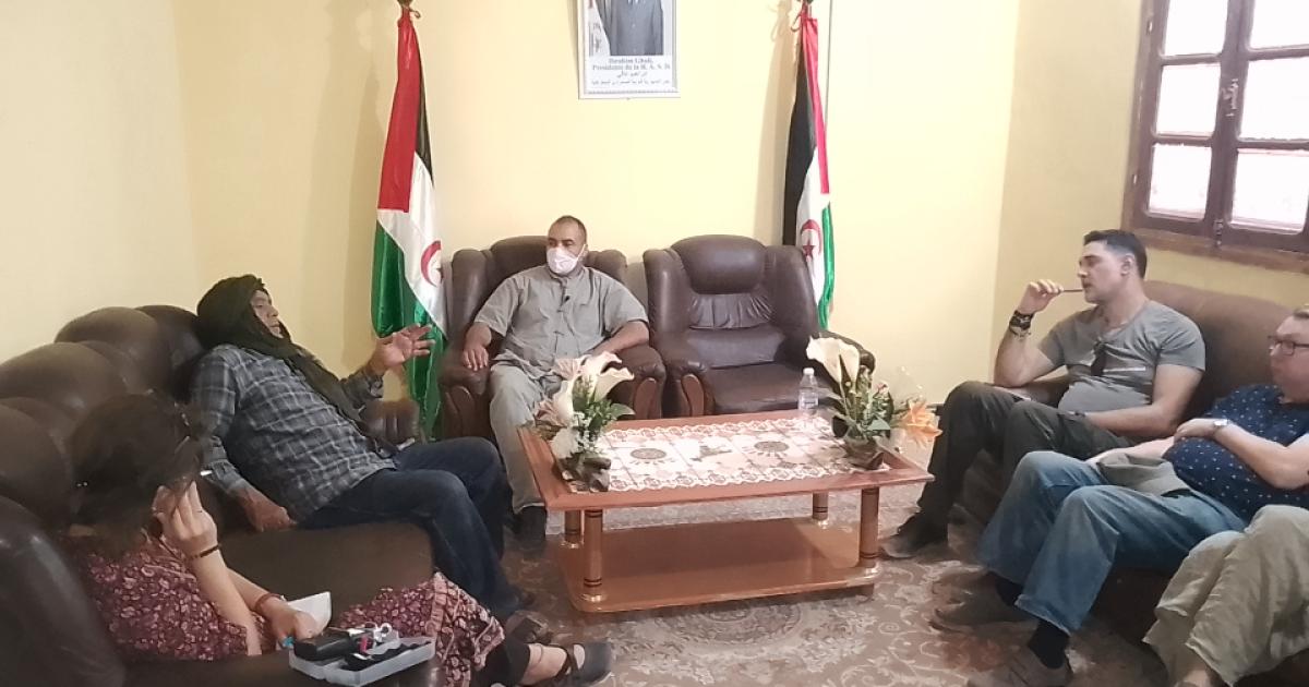 Minister of Culture receives delegation from Belgian Solidarity Committee with Sahrawi People