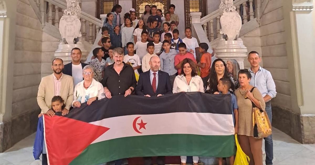 Sahrawi children receive special welcome at Asturias Parliament