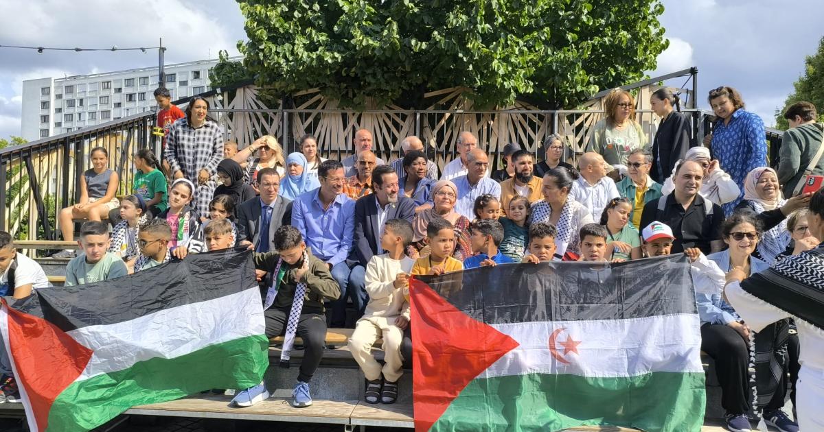 Vitry-sur-Seine organizes reception in honor of Sahrawi and Palestinian children, symbols of peace and solidarity