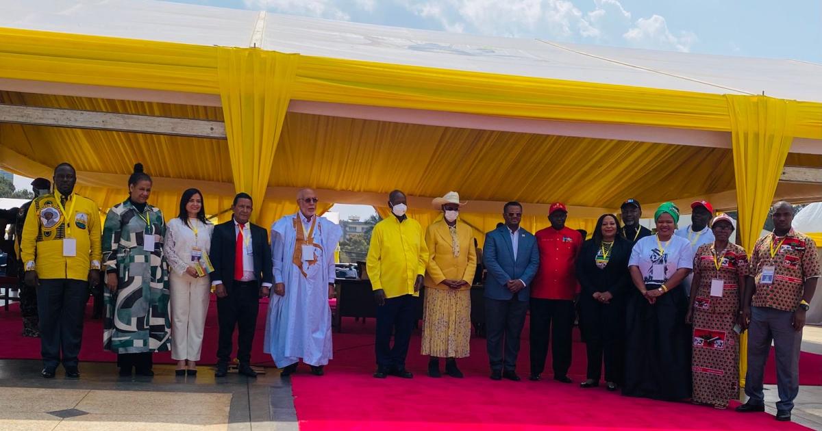 President of National Council takes part in congress of Uganda's National Resistance Movement