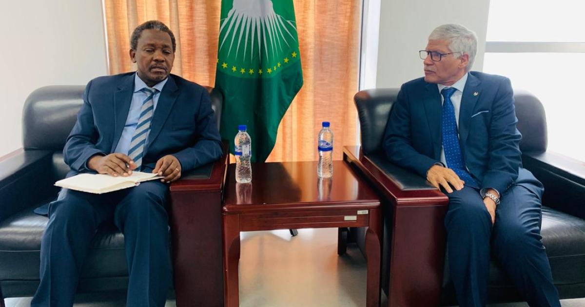 Sahrawi Minister of Education pays courtesy and working visit to African Union Commissioner for Education, Science and Technology