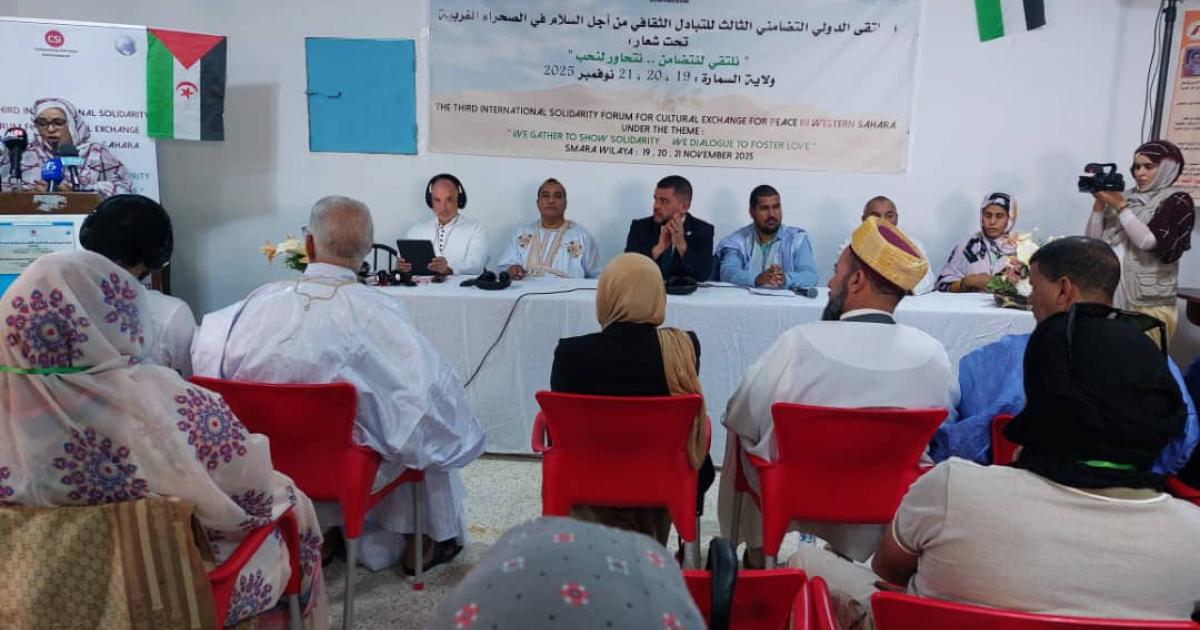 Third International Solidarity Forum for Cultural Exchange for Peace in Western Sahara kicks off