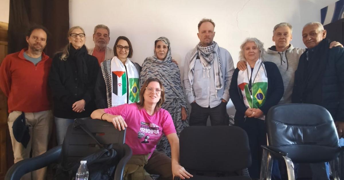 Brazilian delegation visiting Sahrawi State institutions affirms its solidarity with Sahrawi people and their just cause
