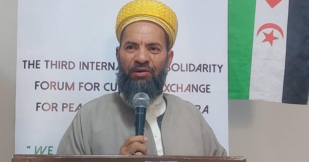 Secretary-General of Algerian National Federation of Imams and Employees of Religious Affairs and Endowments Sector affirms Sahrawi people’s right to freedom and independence