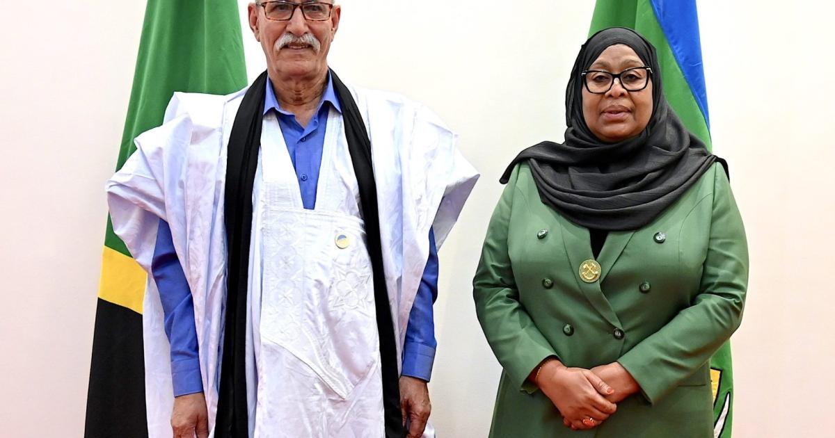 President Brahim Ghali receives reply message from his Tanzanian counterpart