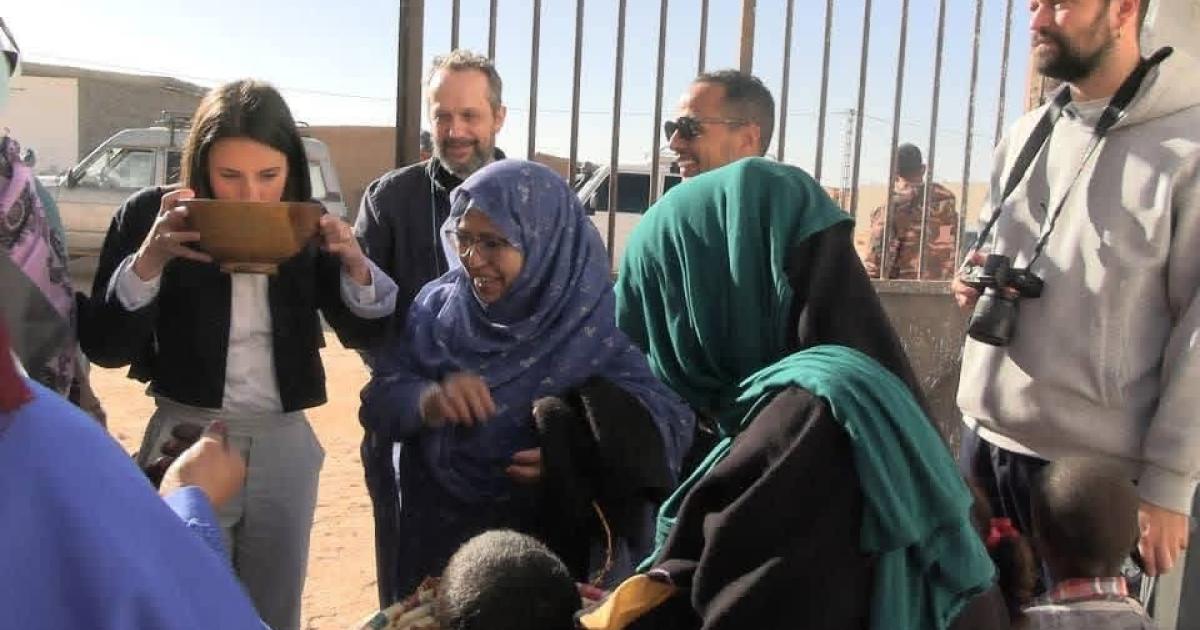 European parliamentary delegation visits refugee camps and Sahrawi State institutions