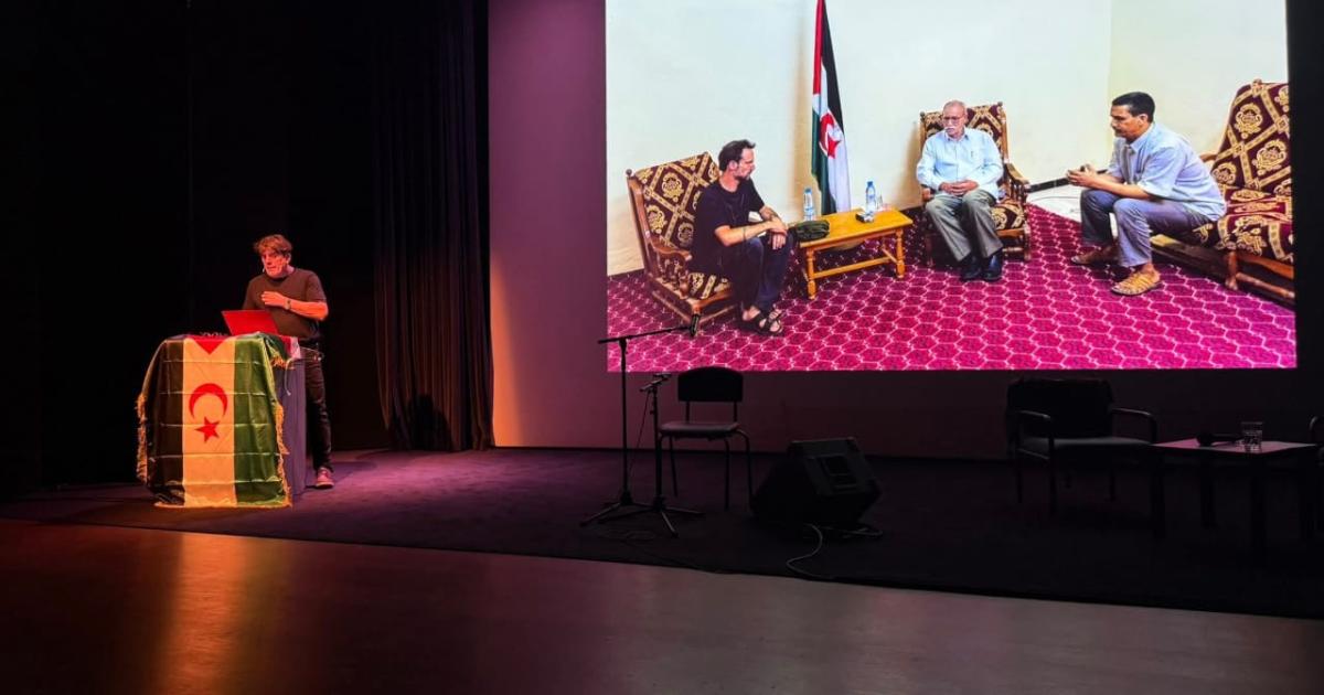 Presentation of stories from Sahrawi refugee camps in Slovenian capital