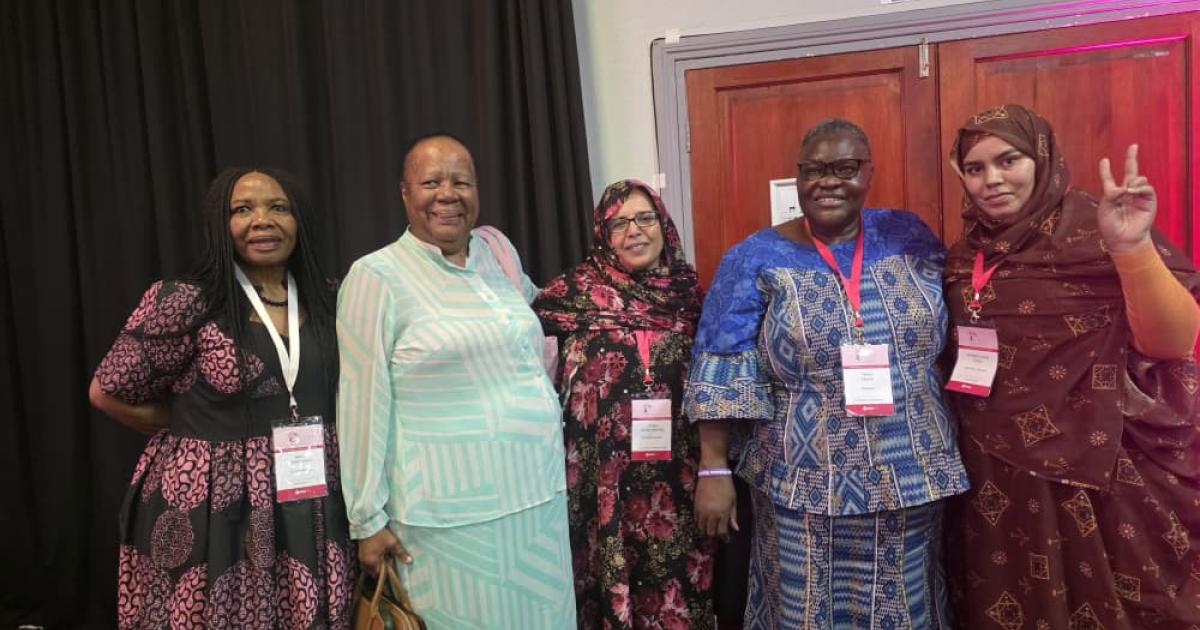 Sahrawi women’s delegation participates in continental meeting on women in Johannesburg