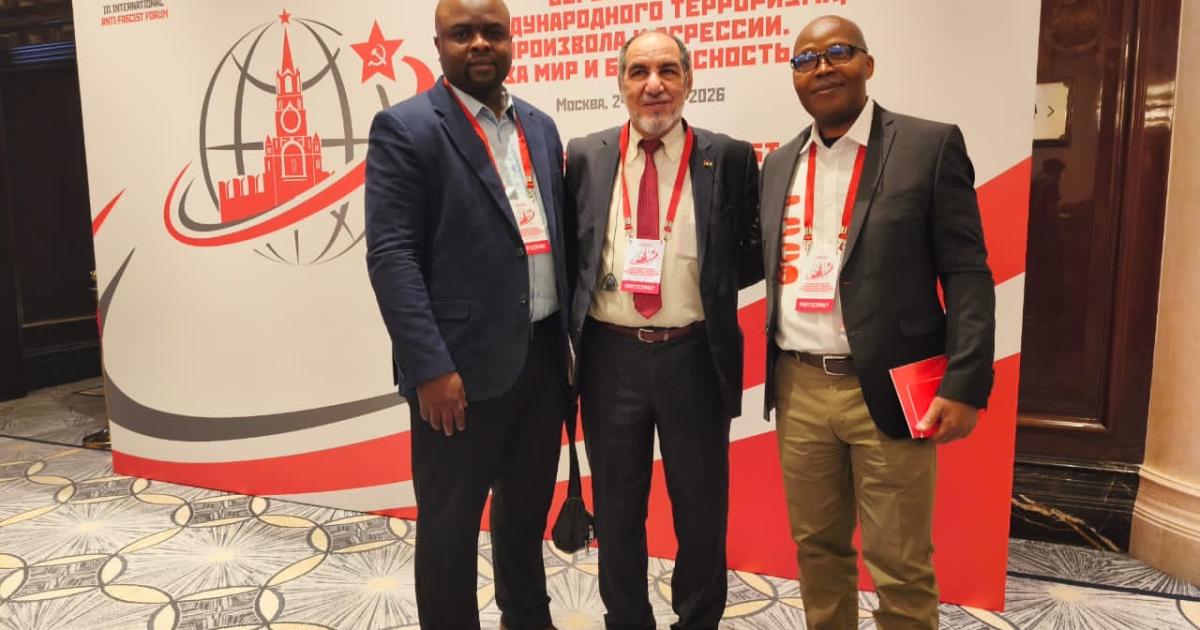 Sahrawi delegation takes part in Third International Anti-Fascist Forum in Russia