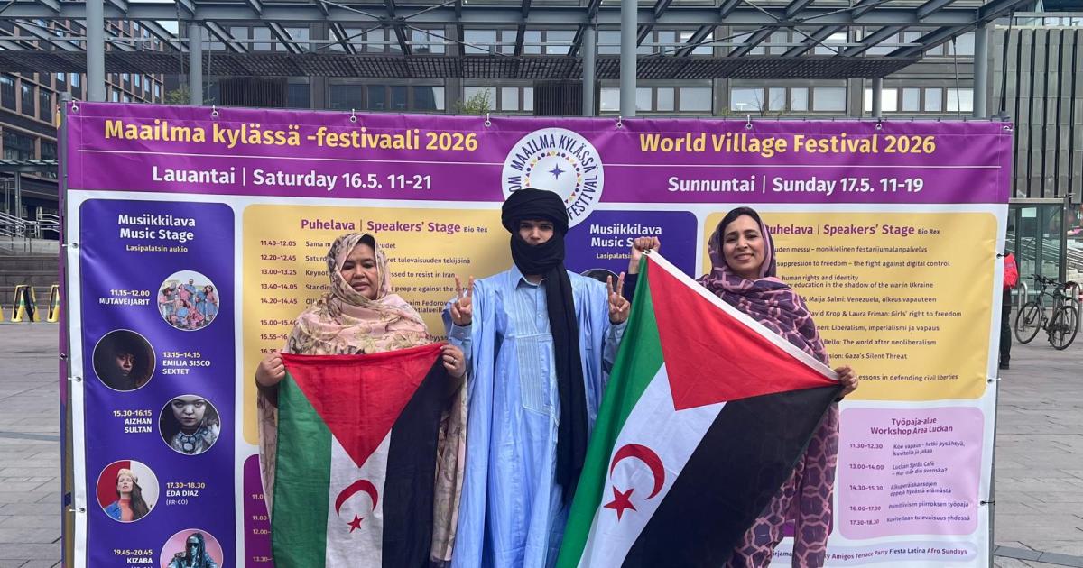 Representation of Polisario Front in Finland takes part in World Village Festival