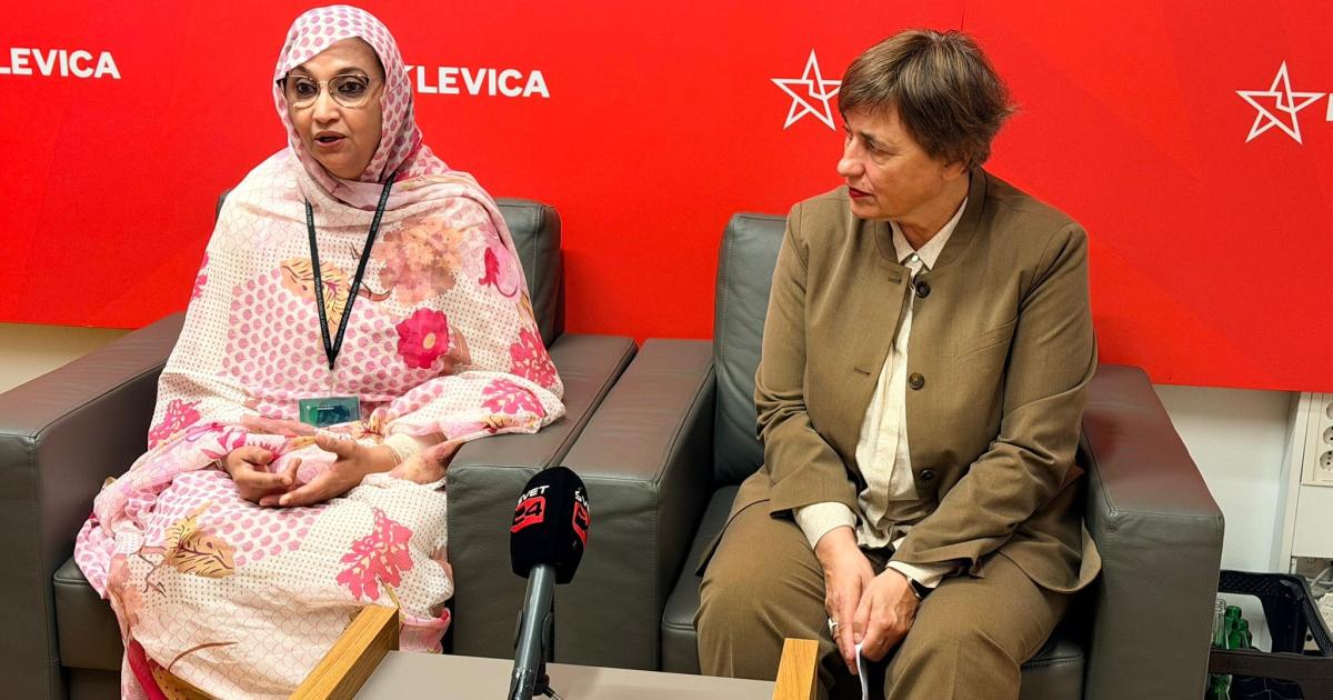 Aminatou Haidar concludes visit to Slovenian Parliament with press conference on the situation in Western Sahara