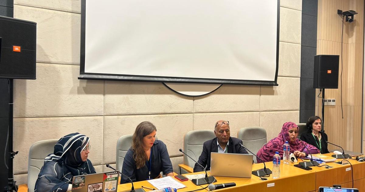 87th Session of African Commission on Human and Peoples’ Rights:  Organization of conference on Human Rights Situation in Western Sahara