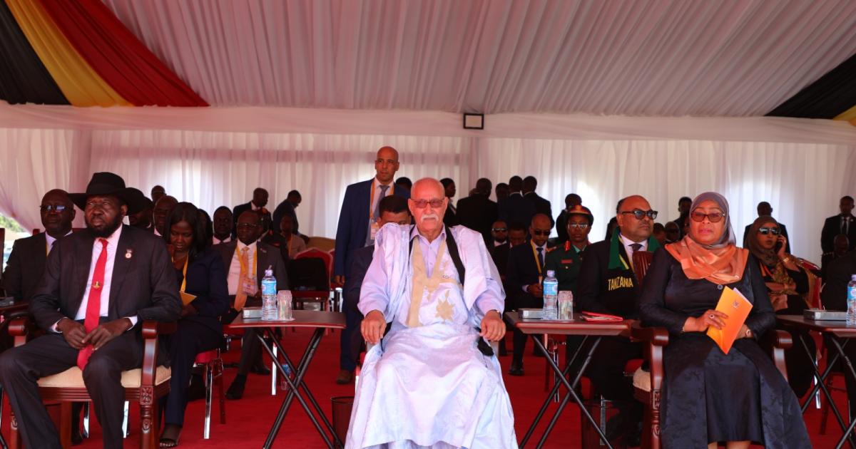 President of Republic takes part in inauguration ceremony of Ugandan President Yoweri Museveni