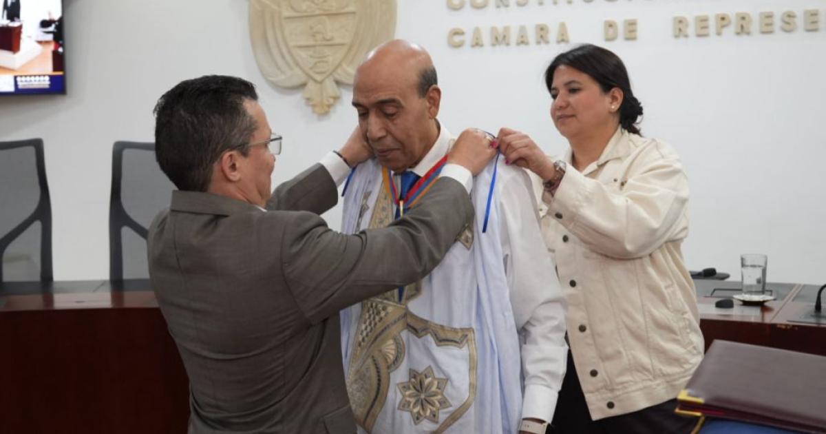 Colombian Congress honors Sahrawi Arab Democratic Republic