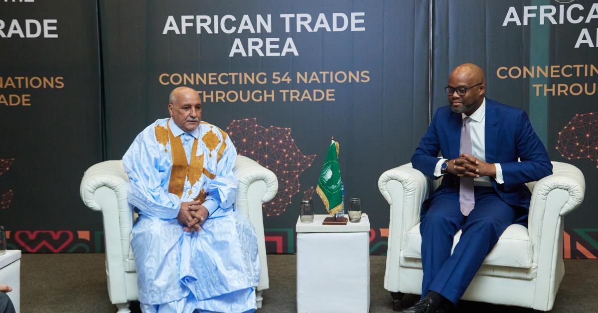 Minister of Trade discusses with AfCFTA Secretary-General ways to enhance Sahrawi Republic's participation in building institutions, implementing its legal instruments